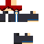 Minecraft skin texture, 64x64 pixels
