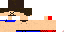 Minecraft skin texture, 64x32 legacy pixels