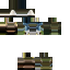 Minecraft skin texture, 64x64 pixels