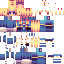 Minecraft skin texture, 64x64 pixels