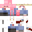 Minecraft skin texture, 64x64 pixels