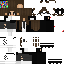 Minecraft skin texture, 64x64 pixels