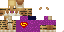 Minecraft skin texture, 64x32 legacy pixels