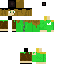 Minecraft skin texture, 64x64 pixels
