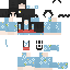 Minecraft skin texture, 64x64 pixels