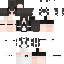 Gray Minecraft skin texture, 64x64 pixels