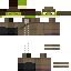 Minecraft skin texture, 64x64 pixels