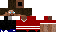 Minecraft skin texture, 64x32 legacy pixels