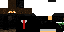 Minecraft skin texture, 64x32 legacy pixels