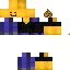 Minecraft skin texture, 64x64 pixels