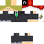 Minecraft skin texture, 64x64 pixels