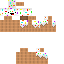 Minecraft skin texture, 64x64 pixels