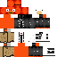 Minecraft skin texture, 64x64 pixels