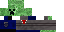 Minecraft skin texture, 64x32 legacy pixels
