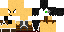 Minecraft skin texture, 64x32 legacy pixels