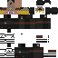 Minecraft skin texture, 64x64 pixels