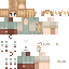 Minecraft skin texture, 64x64 pixels