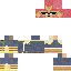 Minecraft skin texture, 64x64 pixels