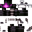 Minecraft skin texture, 64x64 pixels