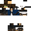Minecraft skin texture, 64x64 pixels