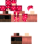 Minecraft skin texture, 64x64 pixels