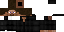 Minecraft skin texture, 64x32 legacy pixels