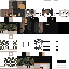 Minecraft skin texture, 64x64 pixels