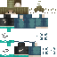 Minecraft skin texture, 64x64 pixels