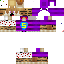 Minecraft skin texture, 64x64 pixels