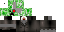 Minecraft skin texture, 64x32 legacy pixels