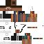 Minecraft skin texture, 64x64 pixels