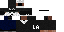 Minecraft skin texture, 64x32 legacy pixels