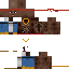 Minecraft skin texture, 64x64 pixels