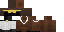 Minecraft skin texture, 64x32 legacy pixels
