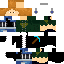 Minecraft skin texture, 64x64 pixels