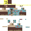 Minecraft skin texture, 64x64 pixels