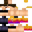 Minecraft skin texture, 64x64 pixels