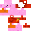 Minecraft skin texture, 64x64 pixels