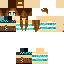 Minecraft skin texture, 64x64 pixels