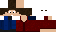 Minecraft skin texture, 64x32 legacy pixels
