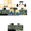 Minecraft skin texture, 64x64 pixels