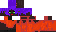 Minecraft skin texture, 64x32 legacy pixels