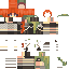 Minecraft skin texture, 64x64 pixels