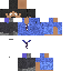 Minecraft skin texture, 64x64 pixels
