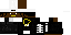 Minecraft skin texture, 64x32 legacy pixels