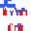 Minecraft skin texture, 64x64 pixels