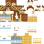 Minecraft skin texture, 64x64 pixels