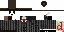 Minecraft skin texture, 64x32 legacy pixels