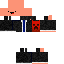 Minecraft skin texture, 64x64 pixels