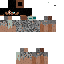 Minecraft skin texture, 64x64 pixels